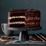 Three-Layer Chocolate Ganache Cake