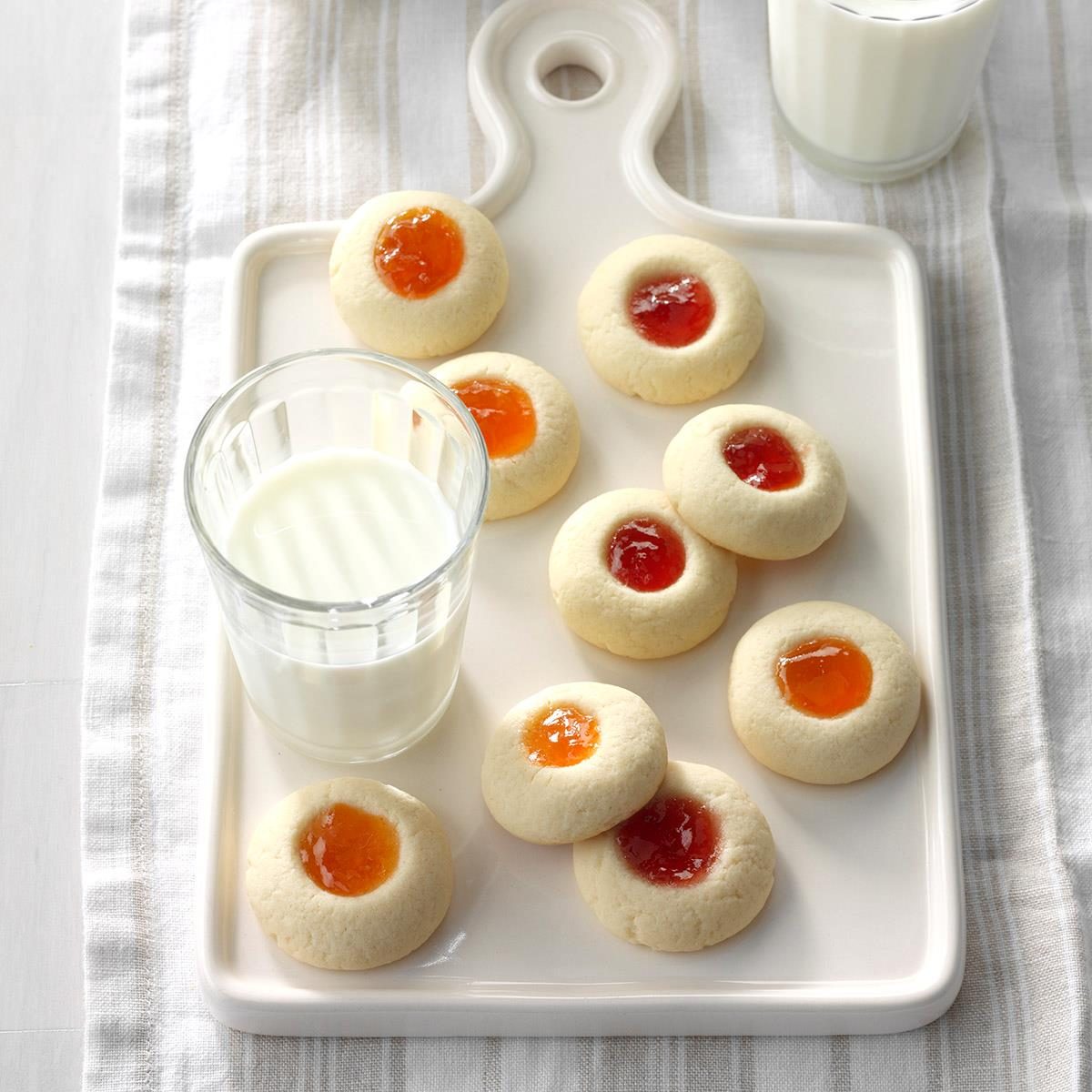 Thumbprint Butter Cookies