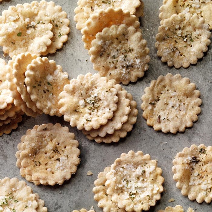 Thyme-Sea Salt Crackers