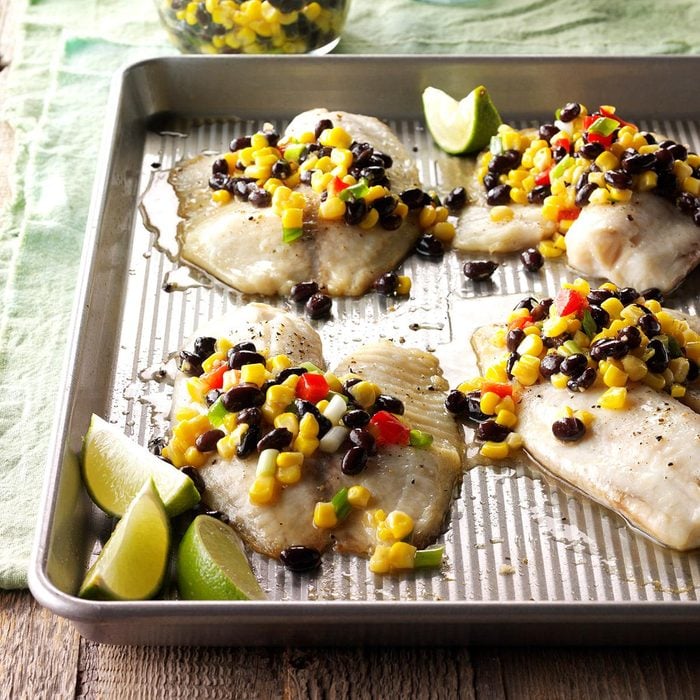 Tilapia with Corn Salsa