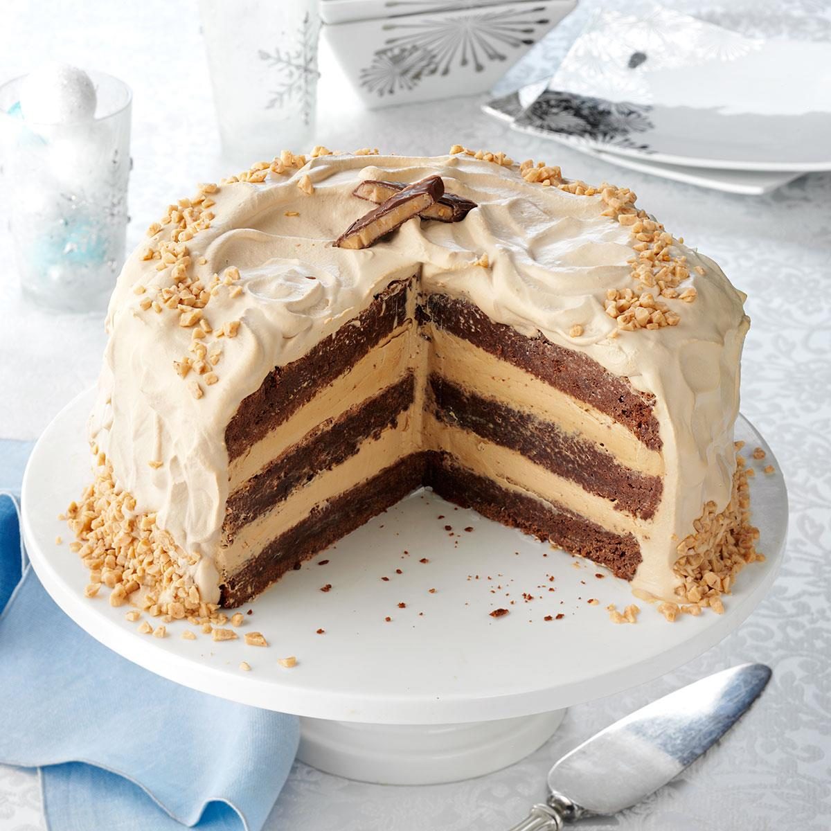 Toffee Bar Brownie Torte Recipe: How to Make It | Taste of Home