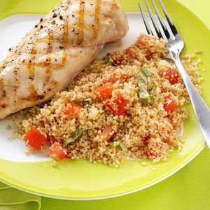 Tomato and Basil Couscous Salad
