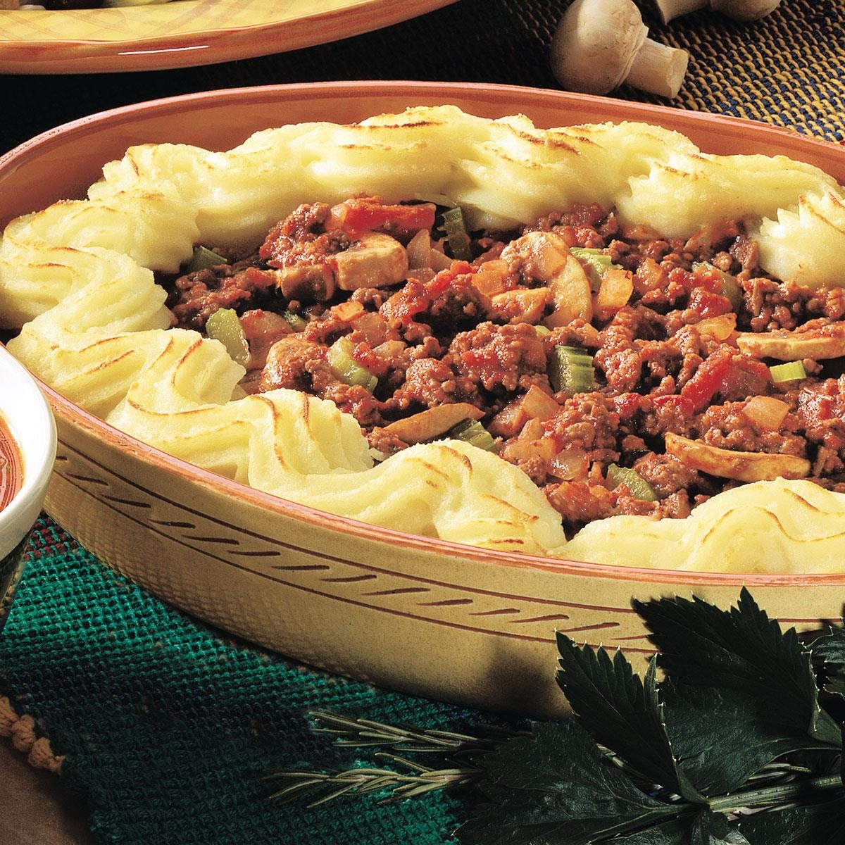 Tomato Beef Shepherd’s Pie