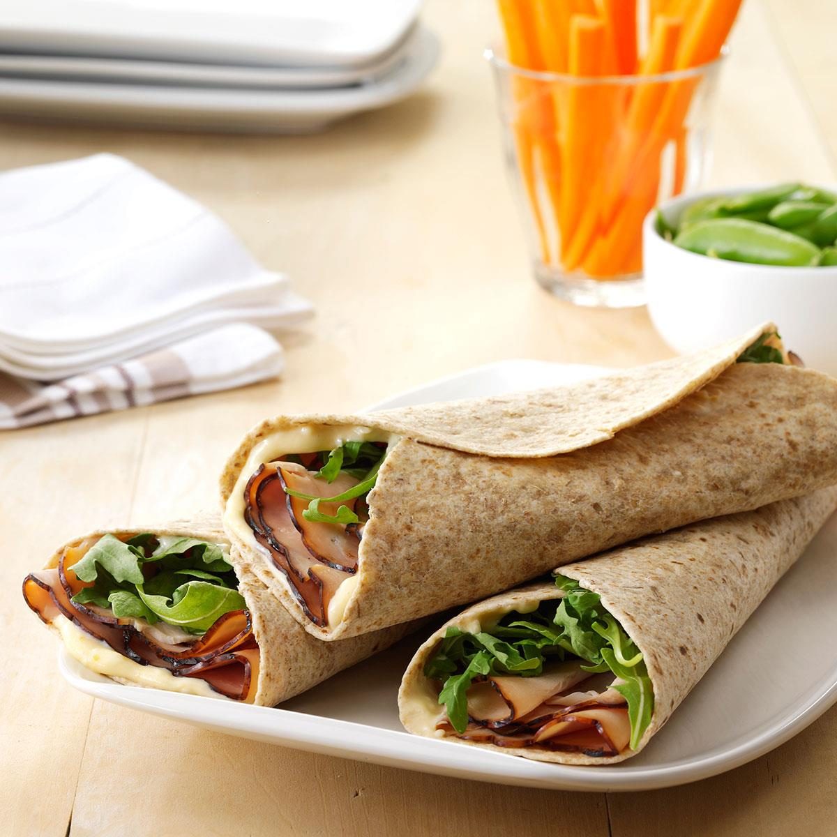 Day 3 Lunch: Turkey & Apricot Wraps