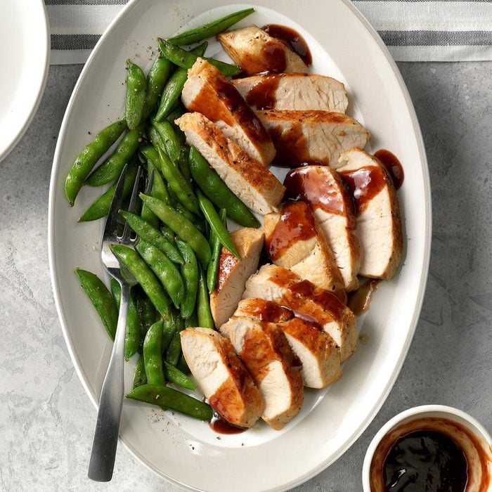 Turkey Breast Tenderloins with Raspberry Sauce