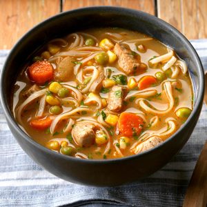 Turkey Ginger Noodle Soup