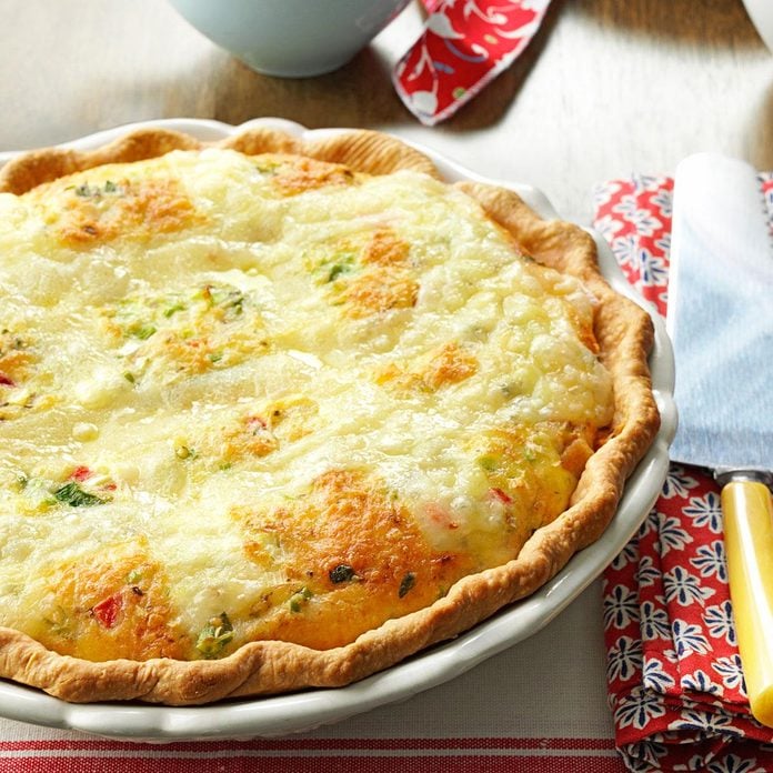 Turkey Swiss Quiche