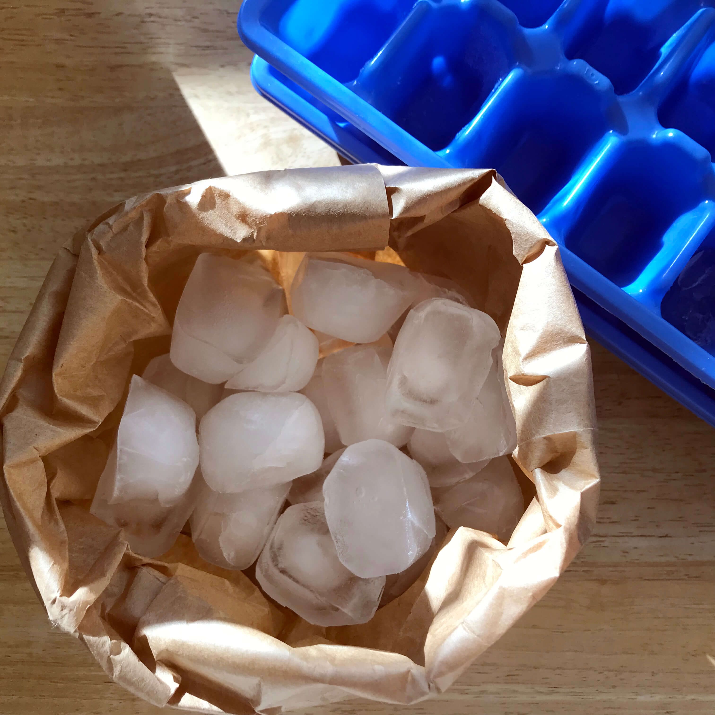If you put something inside the ice box surrounded by ice in the