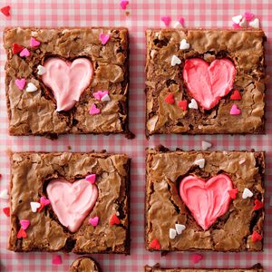 Valentine Heart Brownies