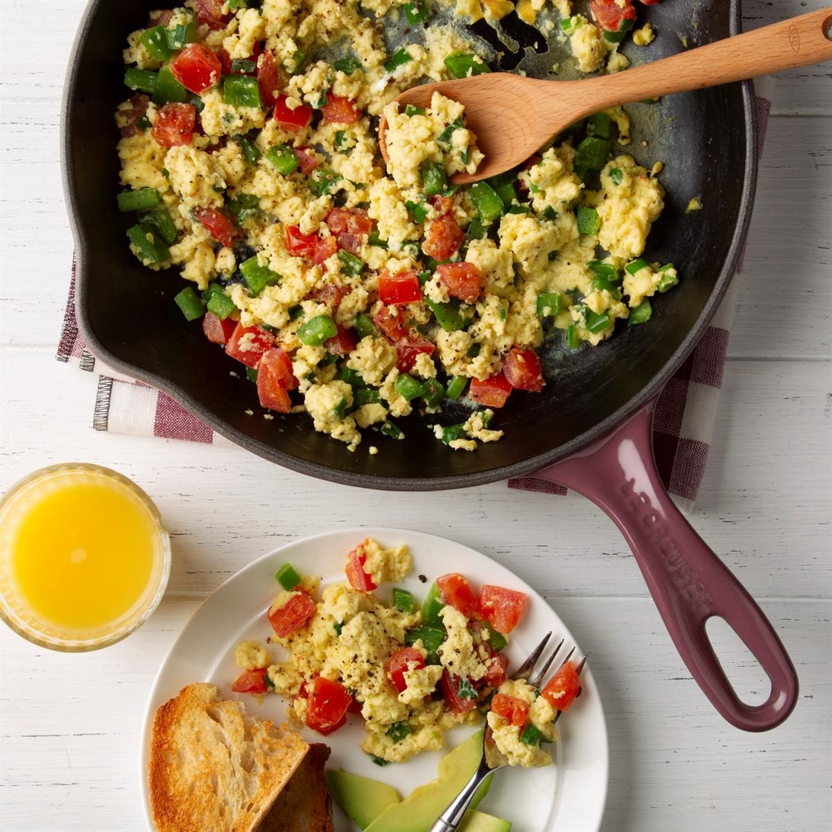 Scrambled Eggs with Vegetables