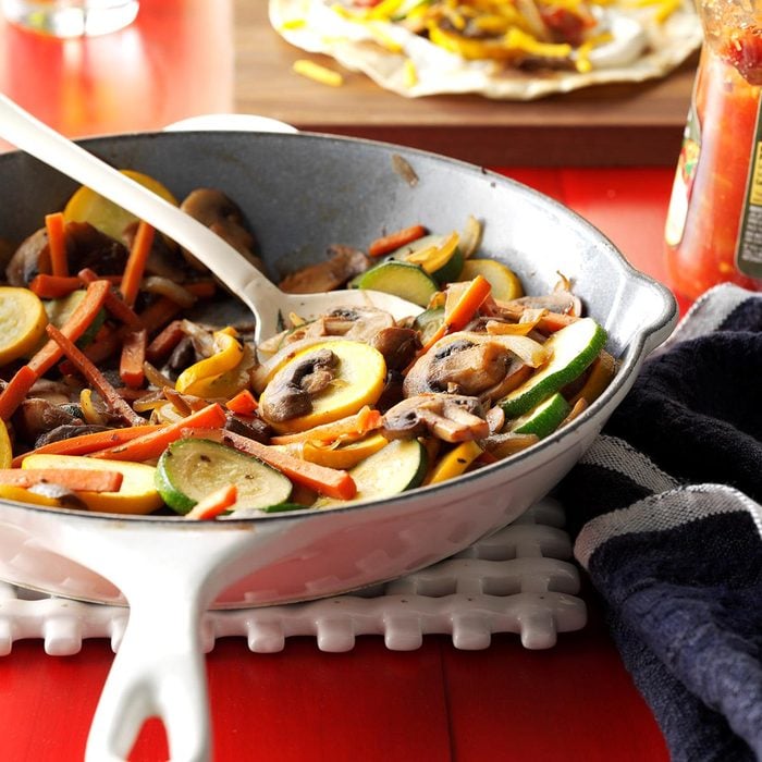 Veggie fajitas