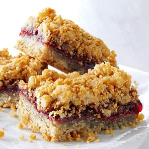 Warren’s Oatmeal Jam Squares