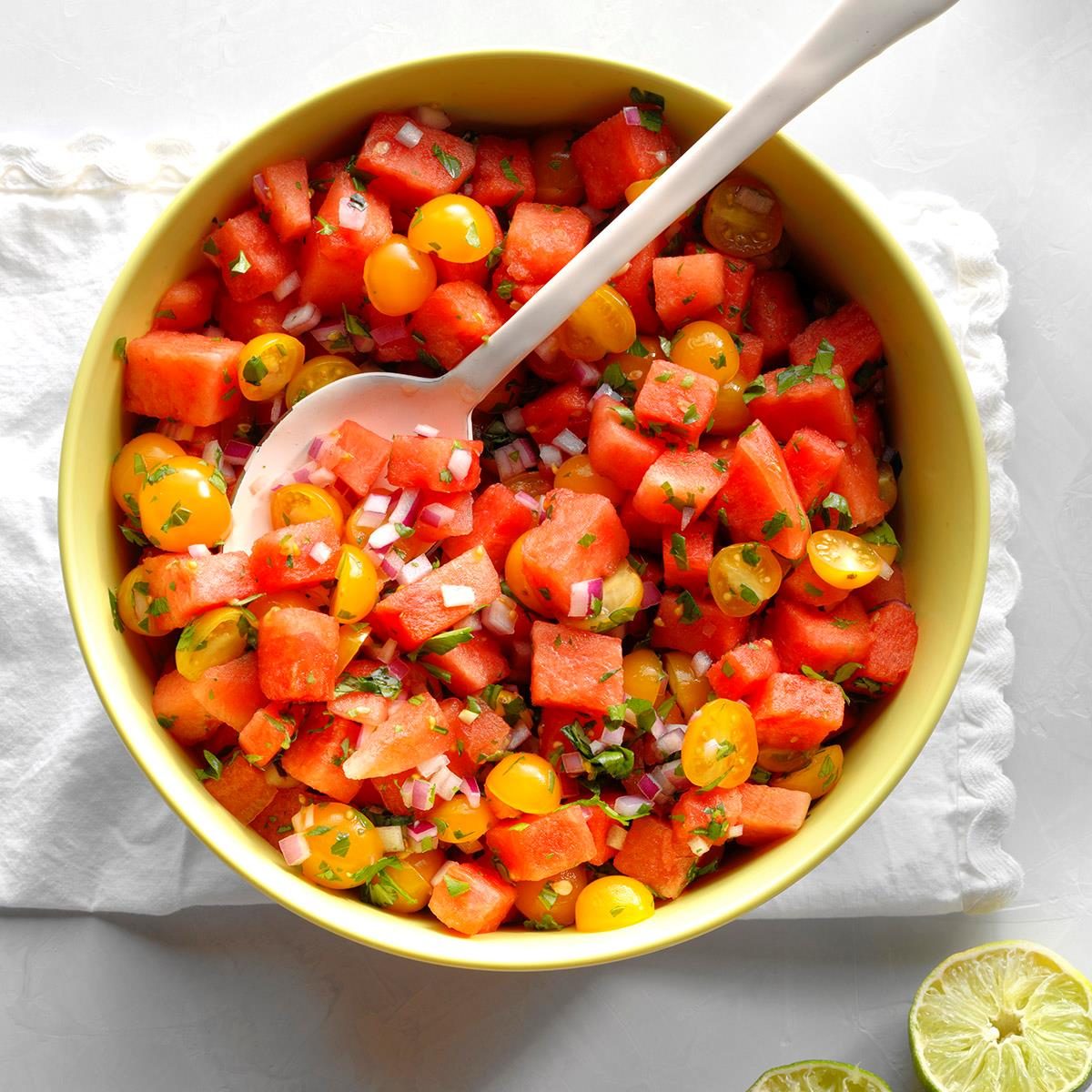 Watermelon Tomato Salad