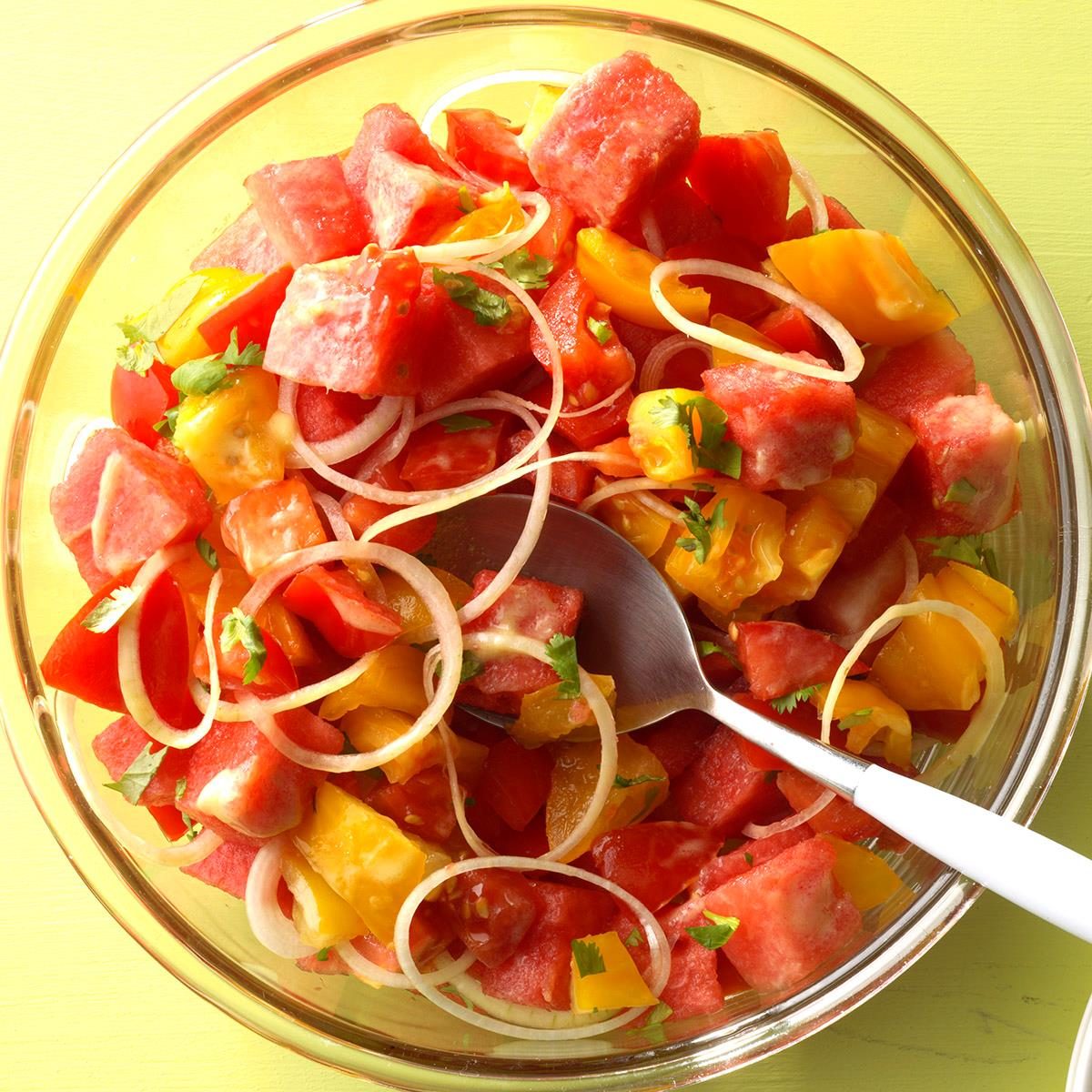 Watermelon and Tomato Salad