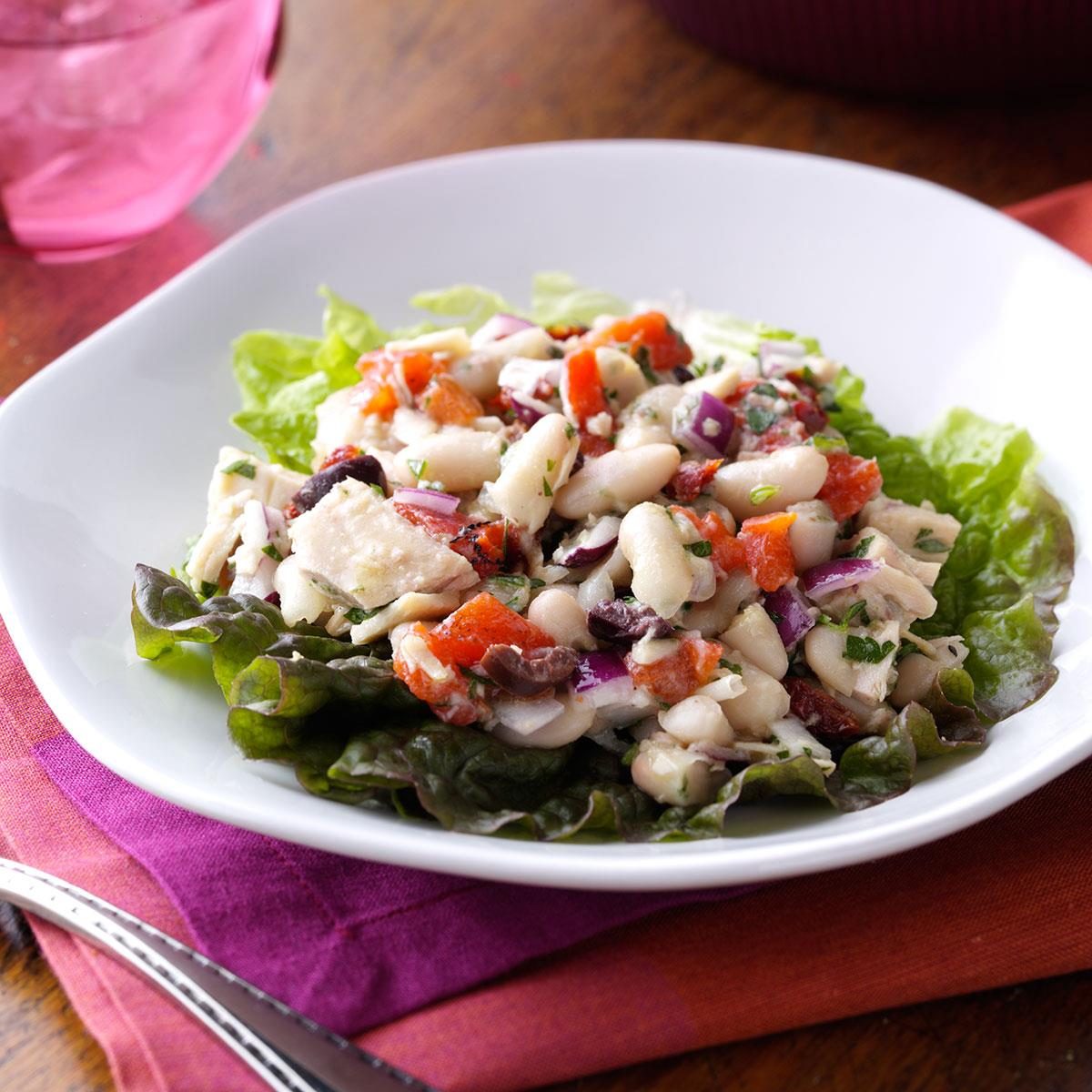White Bean Tuna Salad with Vinaigrette