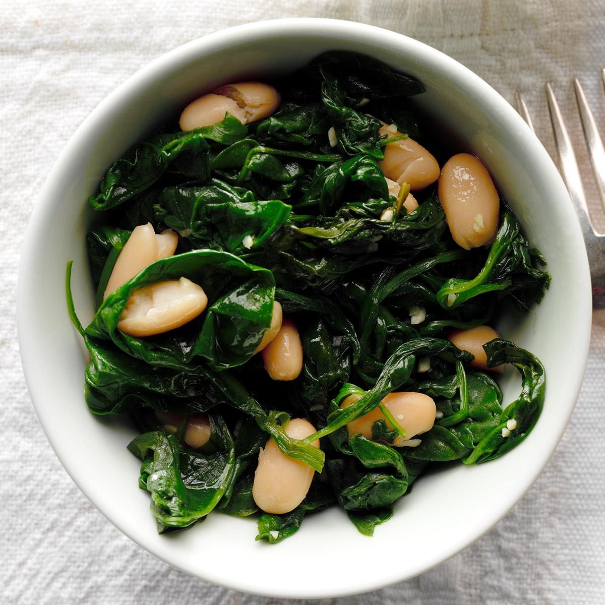 White Beans and Spinach