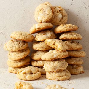 White Chocolate Chip Hazelnut Cookies