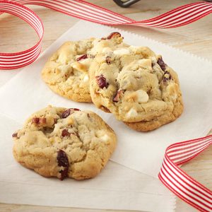 White Chocolate Cran-Pecan Cookies