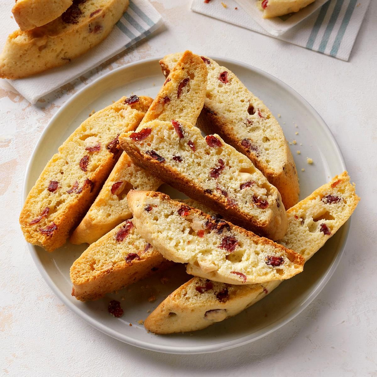 White Chocolate-Cranberry Biscotti Recipe: How to Make It | Taste of Home