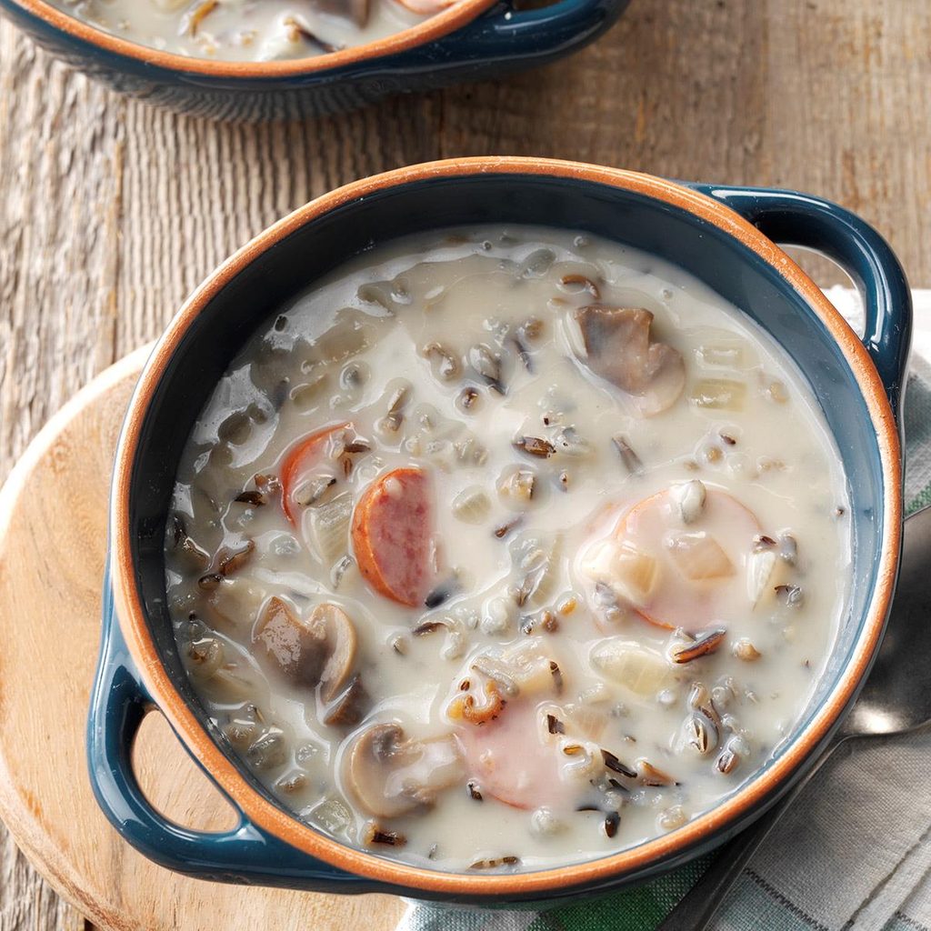 Wild Rice Mushroom Soup