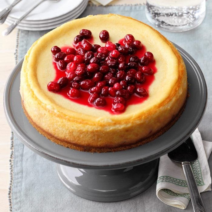 Winning Cranberry Cheesecake