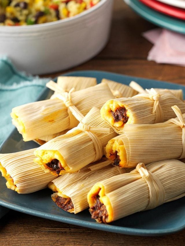 Cropped Chicken Tamales