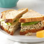 Cilantro-Avocado Tuna Salad Sandwiches