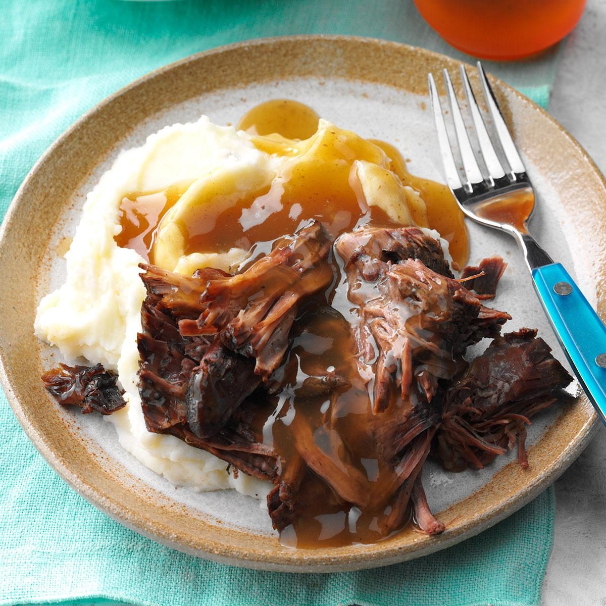 Coffee-Braised Roast Beef