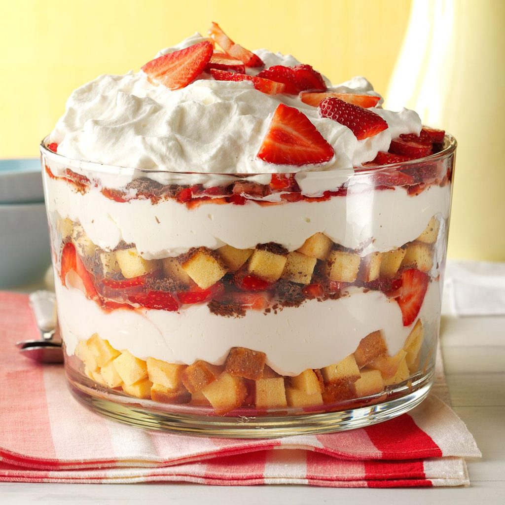 Strawberry Cheesecake Trifle