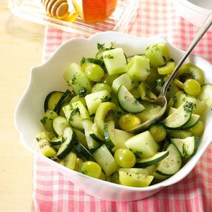 Honeydew Salad with Lime Dressing