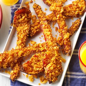 Cornflake-Coated Crispy Bacon