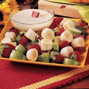 Fruit with Yogurt Dip