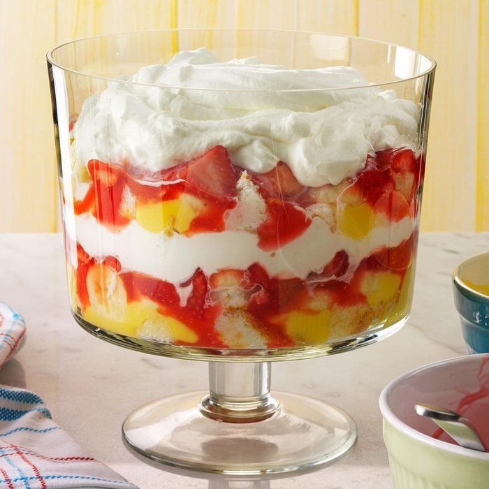 Strawberry Banana Trifle