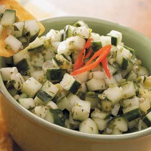 Lime Cucumber Salsa