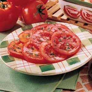 Simple Marinated Tomato Salad