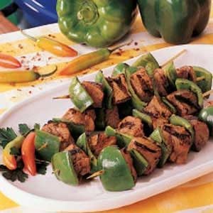 Peanutty Pork Kabobs