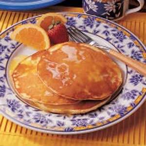 Sunrise Orange Pancakes
