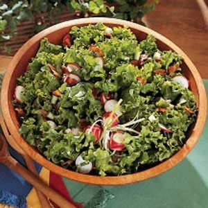 Warm Wilted Lettuce Salad