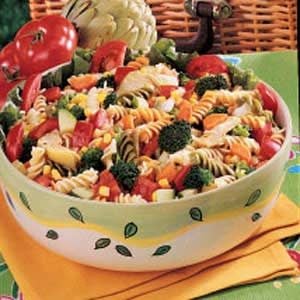 Rainbow Pasta Salad