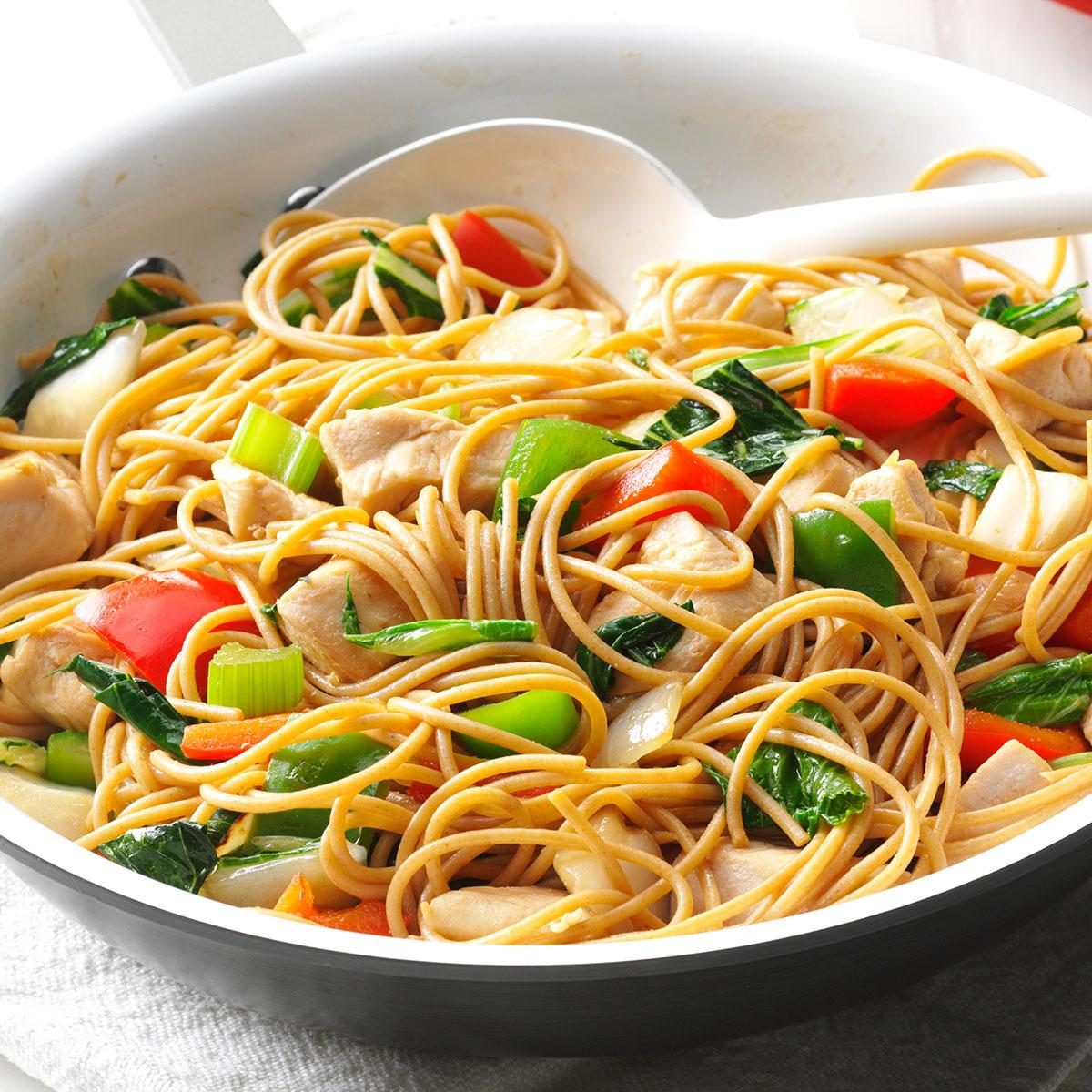 Chicken Stir-Fry with Noodles