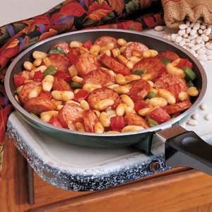 Kielbasa and Kidney Beans