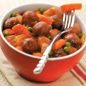 Quick and Easy Meatball Stew