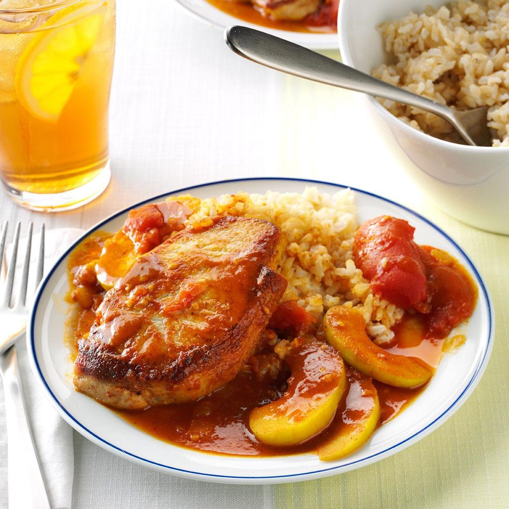 Pork Chops with Tomato Curry
