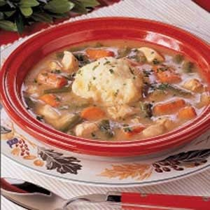 Turkey Stew with Dumplings