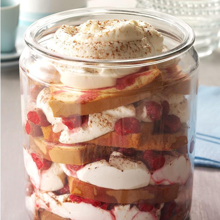 Raspberry Cocoa Trifle