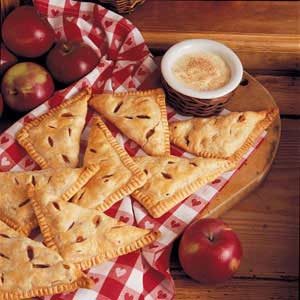 Apple Turnovers with Custard