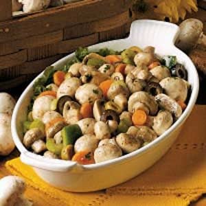 Savory Marinated Mushroom Salad