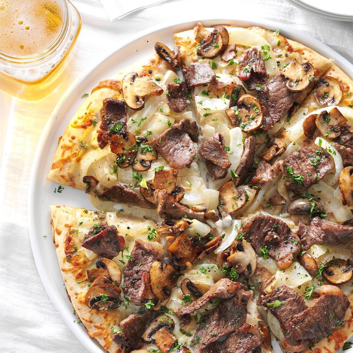 Steak & Blue Cheese Pizza