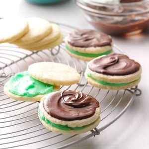 Creme de Menthe Cookies