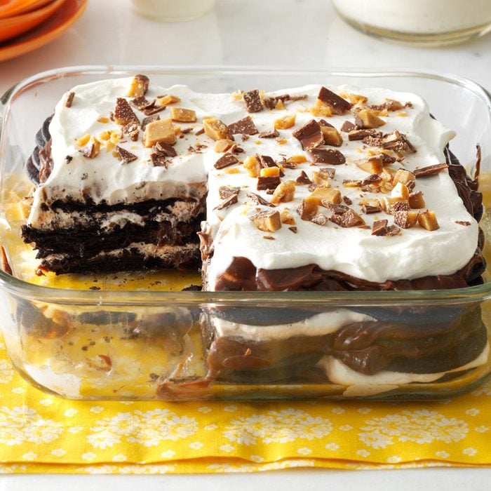 Double-Chocolate Toffee Icebox Cake Recipe: How to Make It